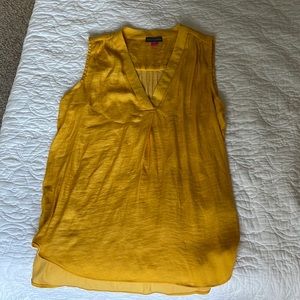 Vince Camuto yellow tank top blouse